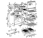 GE TBX18BHCR cabinet diagram