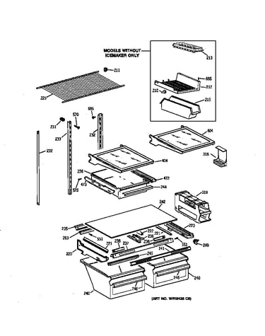 Shelf parts