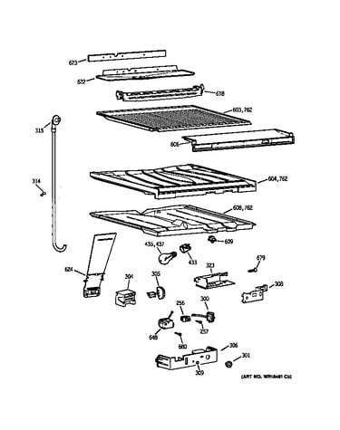 Compartment separator parts