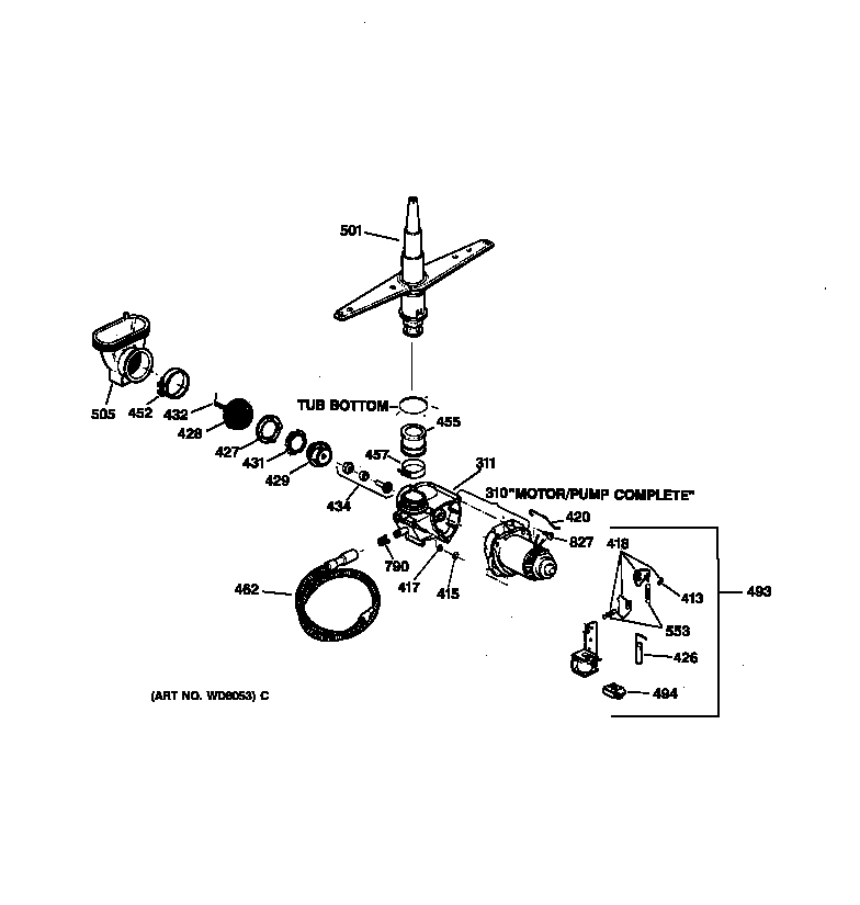 MOTOR-PUMP MECHANISM