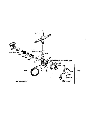 Motor-pump mechanism