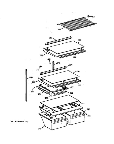 Shelf parts