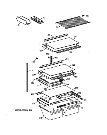 Shelf parts