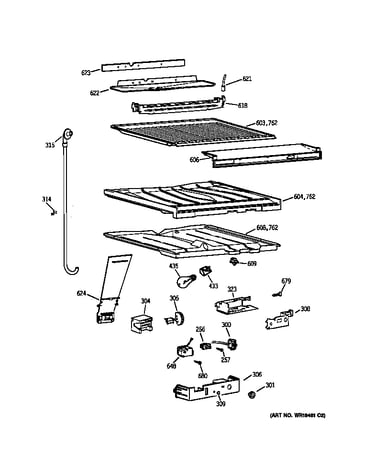 Compartment separator parts