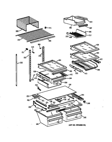 Shelf parts
