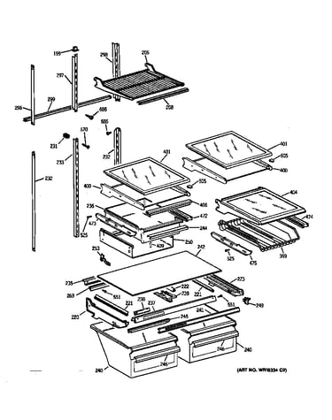 Shelf parts