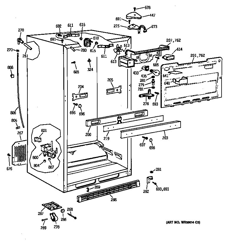 Cabinet parts