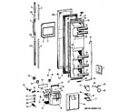 GE TFZ22PRBCBB freezer door diagram