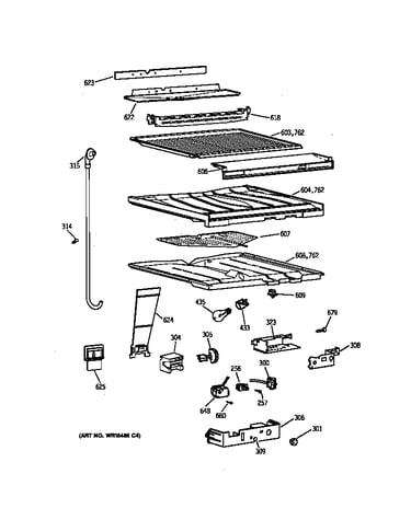 Compartment separator parts