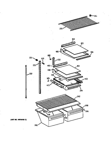 Shelf parts