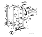 GE TBX25PRBSRBB cabinet parts diagram