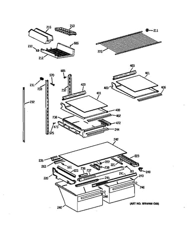 Shelf parts