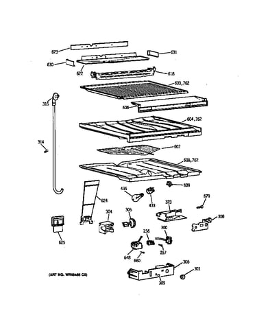 Compartment separator parts