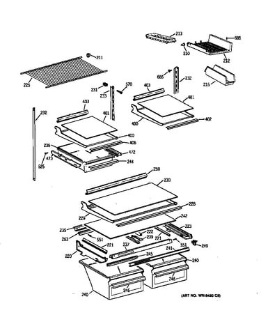 Shelf parts