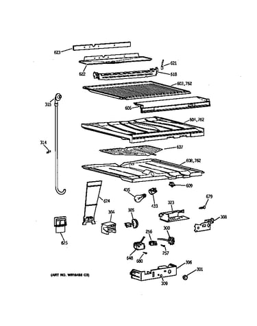 Compartment separator parts