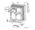 GE TBX22QABRRWW fresh food door diagram