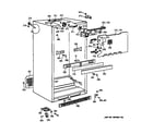 GE TBX22QABRRAA cabinet parts diagram