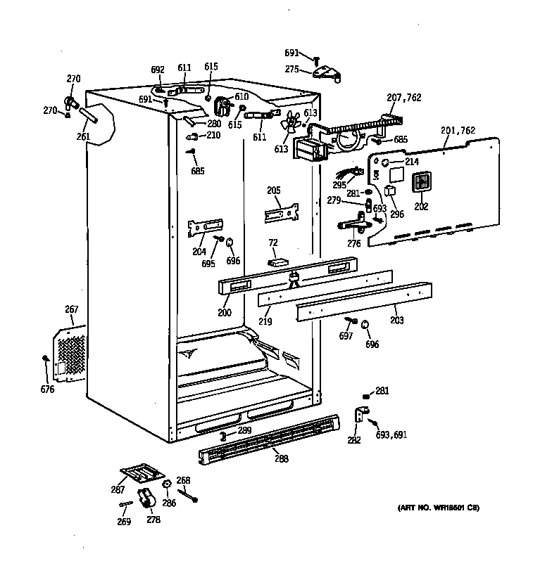 Cabinet parts