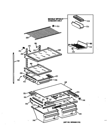 Shelf parts
