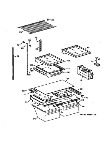 Shelf parts