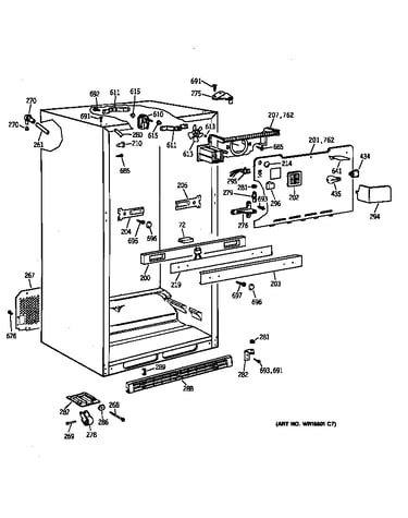 Cabinet parts
