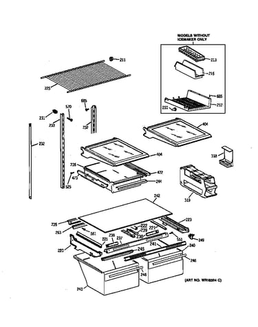 Shelf parts
