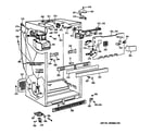 GE TBX22PIBRRWW cabinet parts diagram
