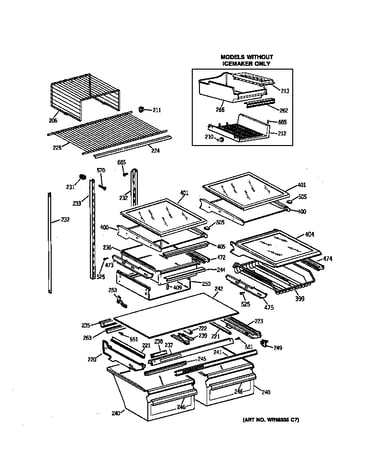 Shelf parts
