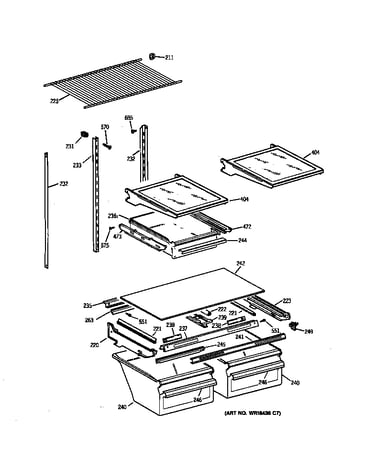 Shelf parts