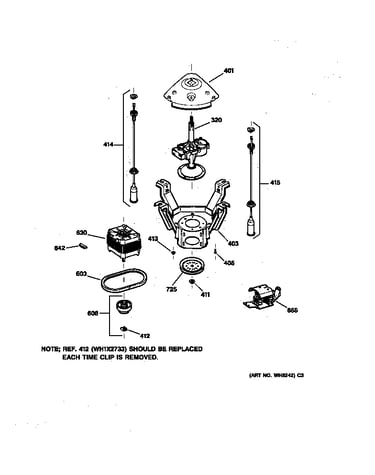 Suspension, pump & drive components