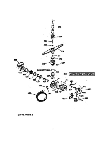 Motor-pump mechanism