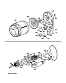 Drum, blower & drive assembly