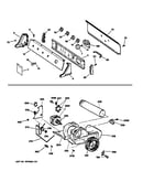 Backsplash, blower & drive assembly