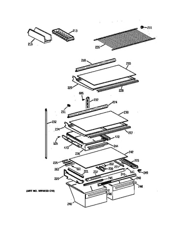 Shelf parts