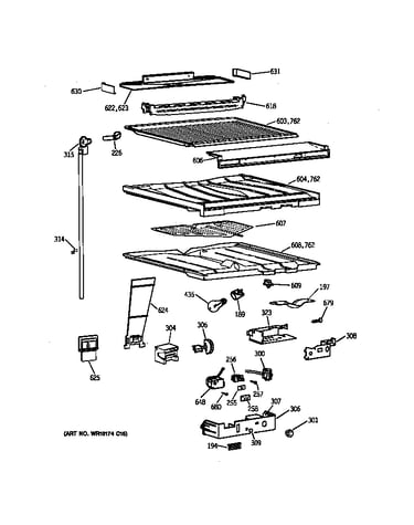 Compartment separator parts