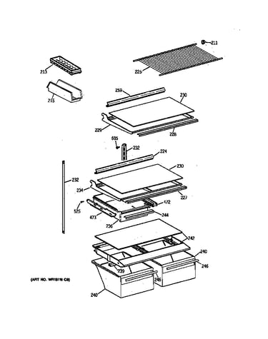 Shelf parts