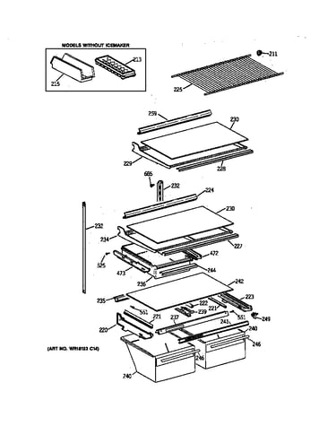 Shelf parts
