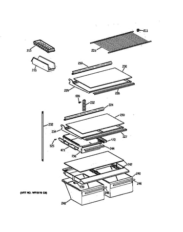 Shelf parts