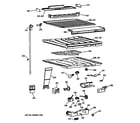 Hotpoint CTK24GAXHRWW compartment separator parts diagram