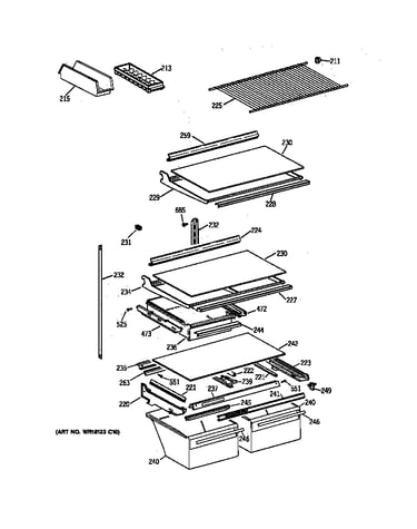 Shelf parts