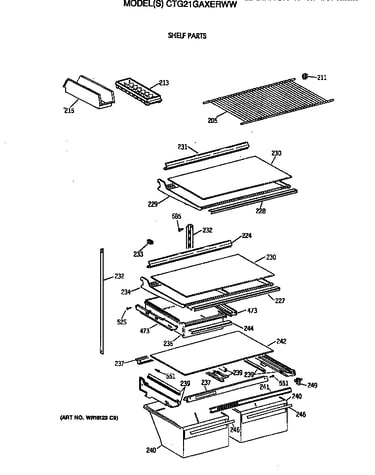 Shelf parts