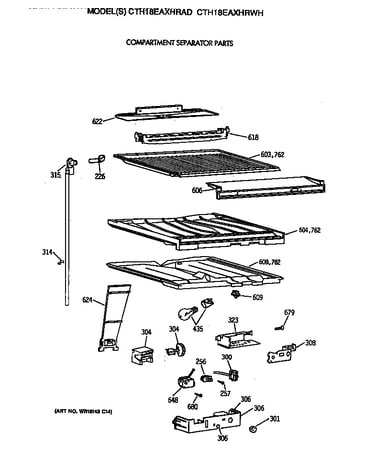 Compartment separator parts