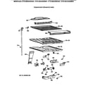 Hotpoint CTX18EAXGRWH compartment separator parts diagram