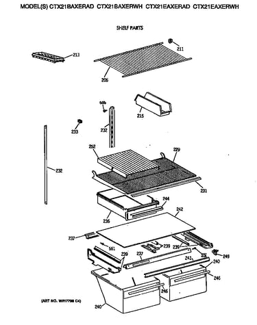 Shelf parts