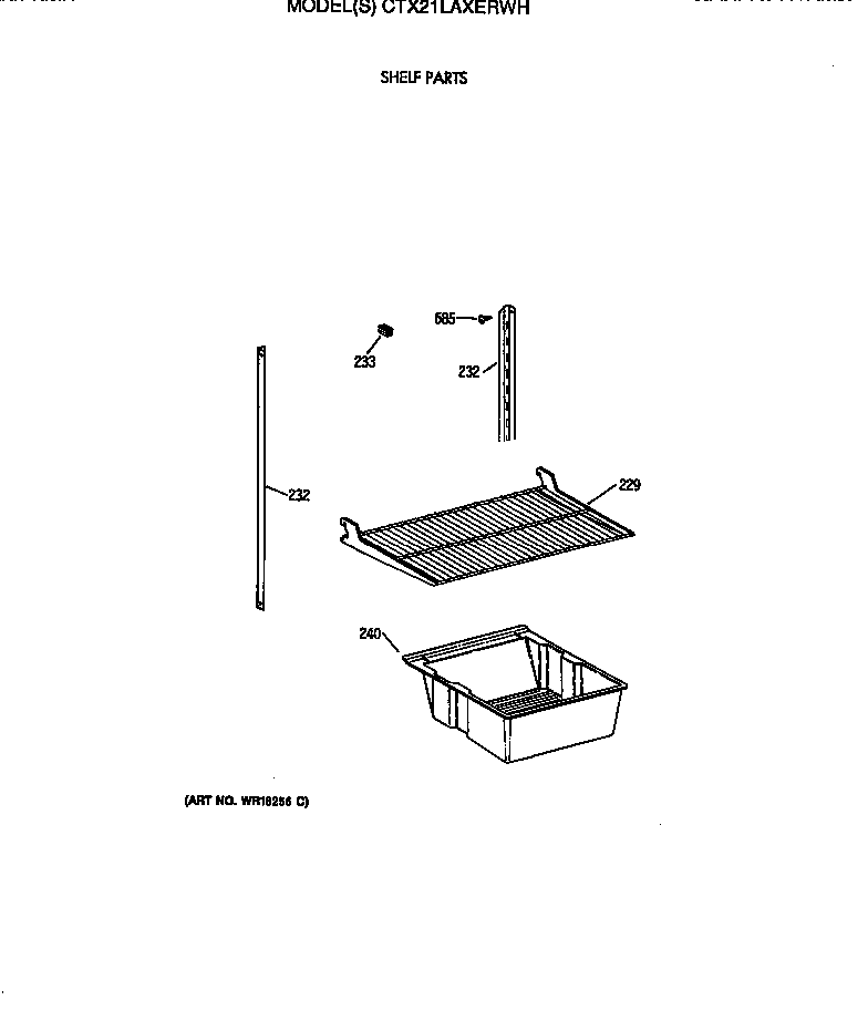 Shelf parts