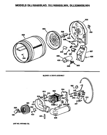 Blower & drive assembly