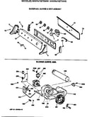 Backsplash, blower & drive assembly