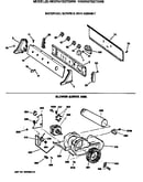 Backsplash, blower & drive assembly