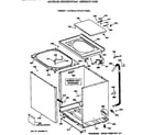 Hotpoint VBXR2070T2WB cabinet, cover & front panel diagram