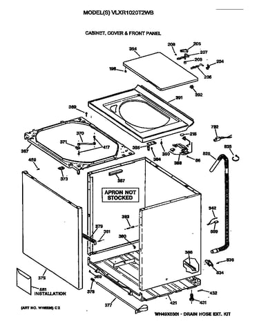 Cabinet, cover & front panel